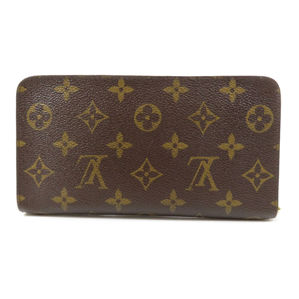 Louis Vuitton Wallet Long Canvas Portemonnaie Zip Monogram
